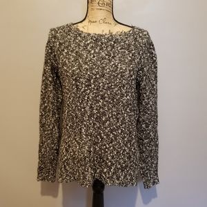 Davina Marled Black Sweater